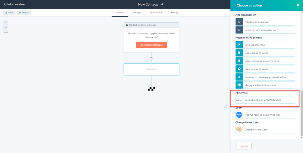 HubSpot Workflow Trigger