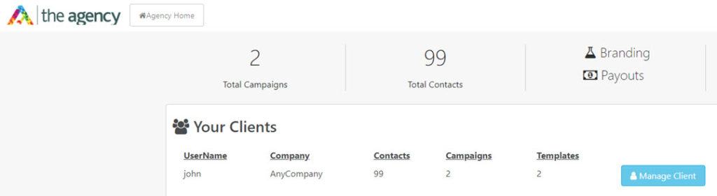 Postalytics Agency Edition Overview - Header