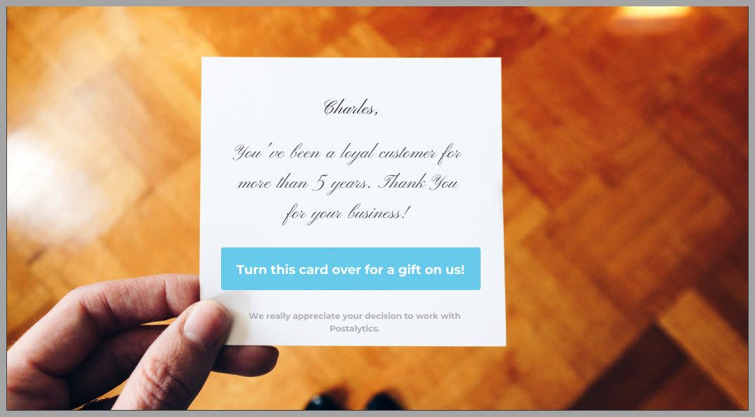 direct mail postcards that produce - powerful images