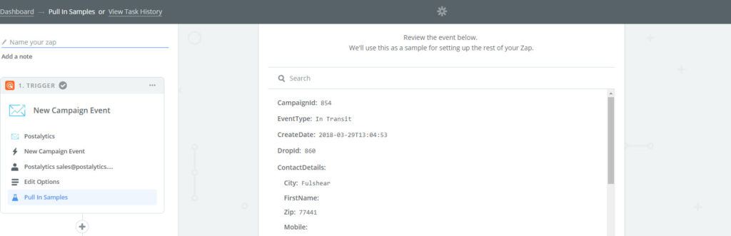 Postalytics Delivery and Response Status Codes - Zapier