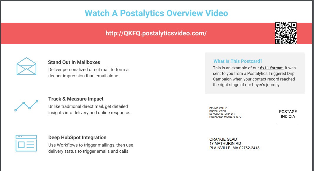direct mail postcards that produce - clear call to action