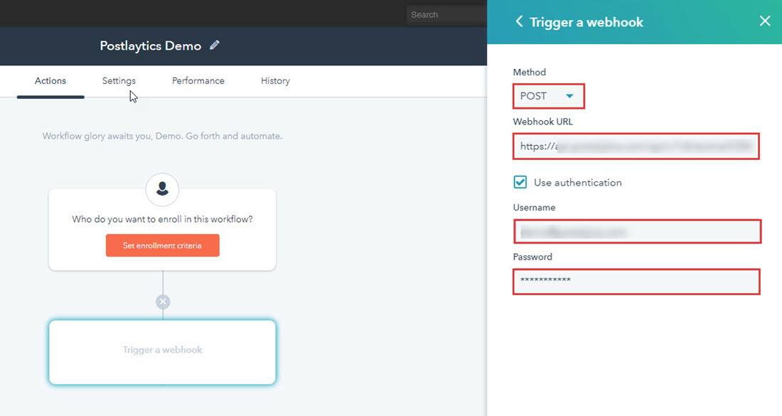 HubSpot Workflow Extensions - Trigger A Webhook