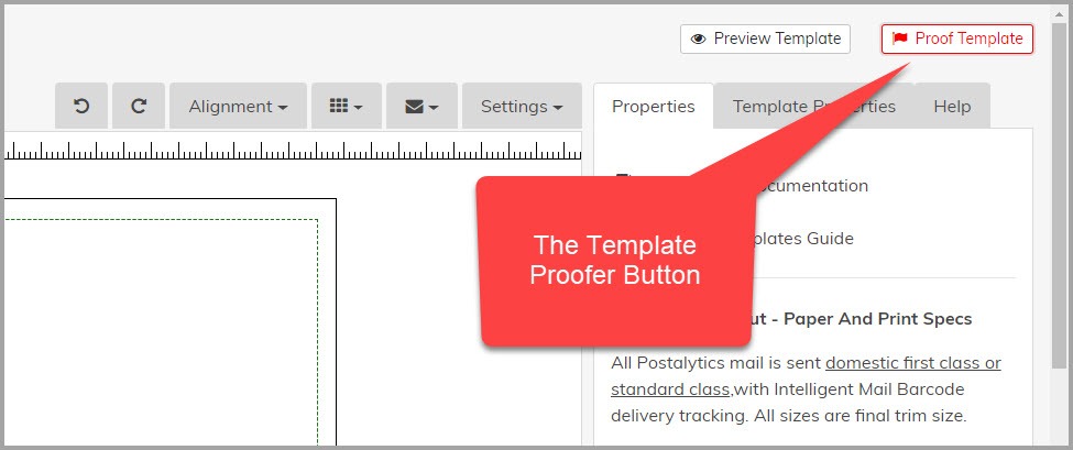Generate Direct Mail Proof - The Proofer Button