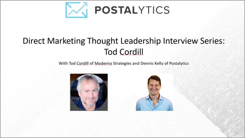 Tod Cordill Interview - Direct Mail and B2B Marketing