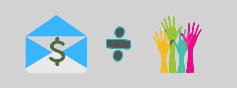 Cost per response in direct mail