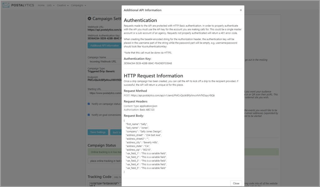 Webhook Authentication HTTP Request