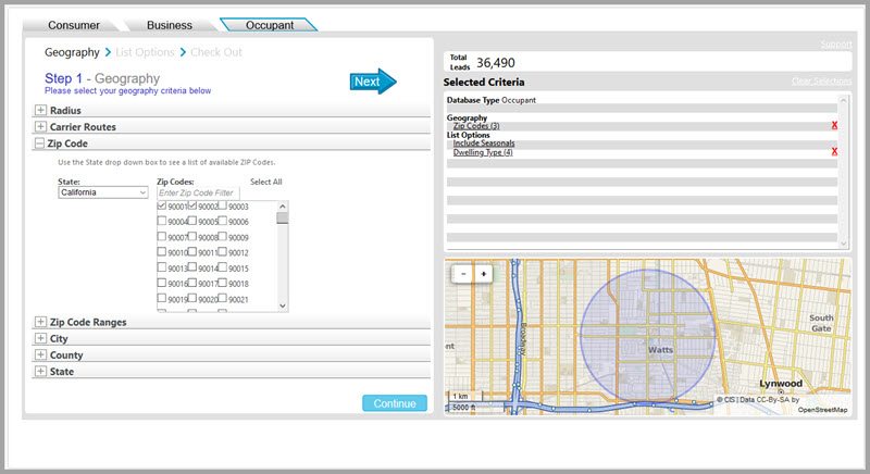 Pull Occupant Lists directly within Postalytics
