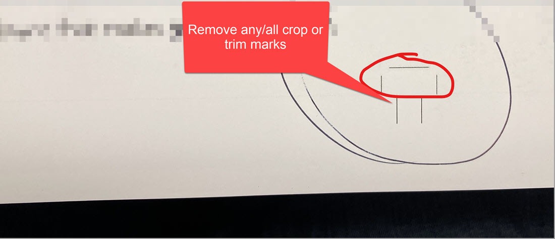 remove crop marks for Postalytics templates