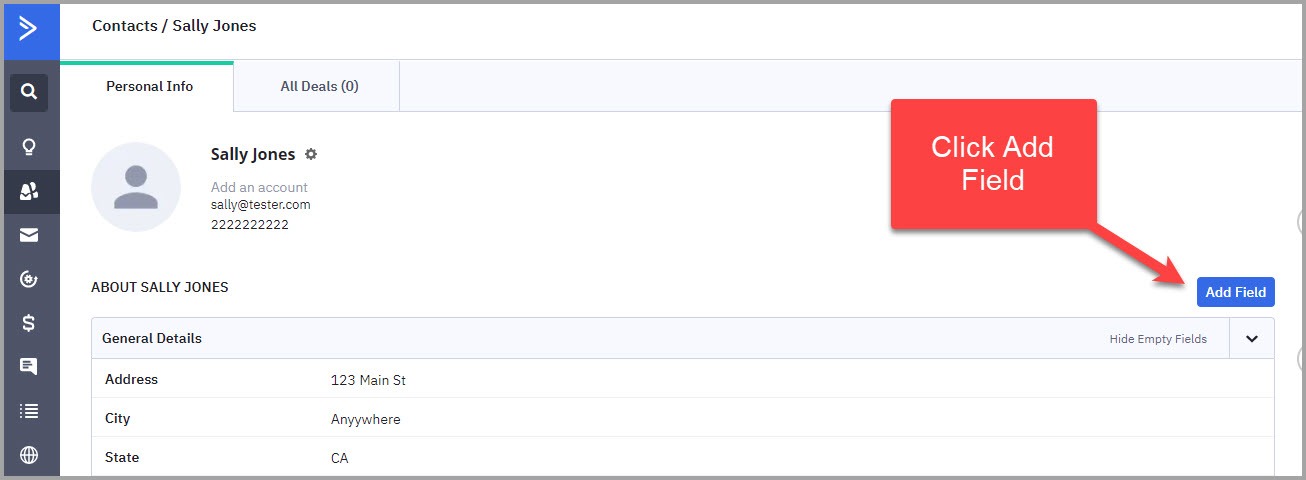 Add a field to ActiveCampaign Contact