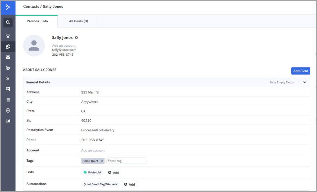Postalytics-Event-In-ActiveCampaign-Contact
