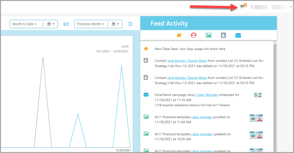 Persistent Shopping Cart - Postalytics