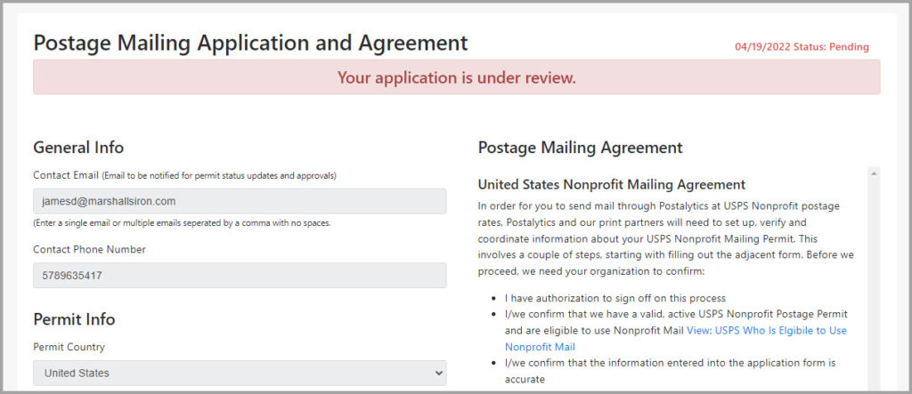 USPS-Self-Funded-Permit-Pending
