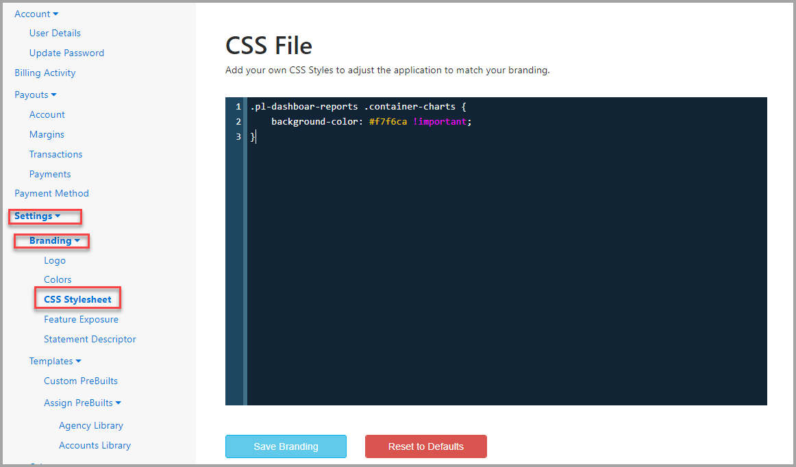 Postalytics Agency Edition Update CSS styling 