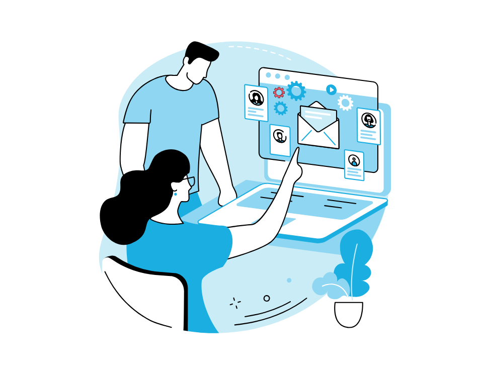 Mail and print newsletters from a single dashboard