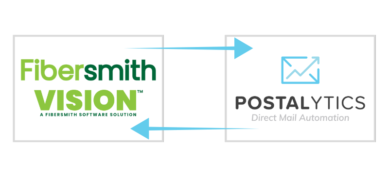 Fibersmith Postalytics Direct Mail Integration