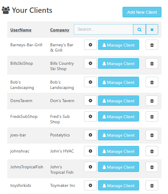 Postalytics multi-tenant environment