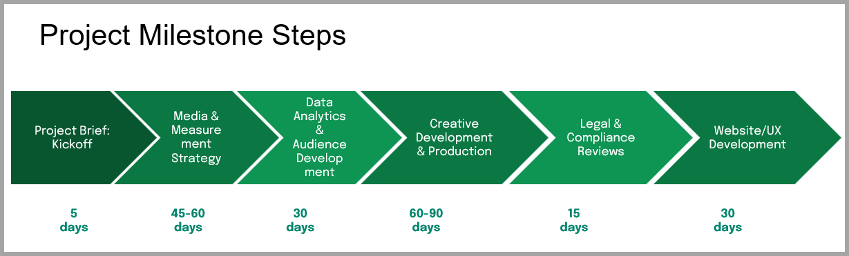 Project Timeline for regulated industries
