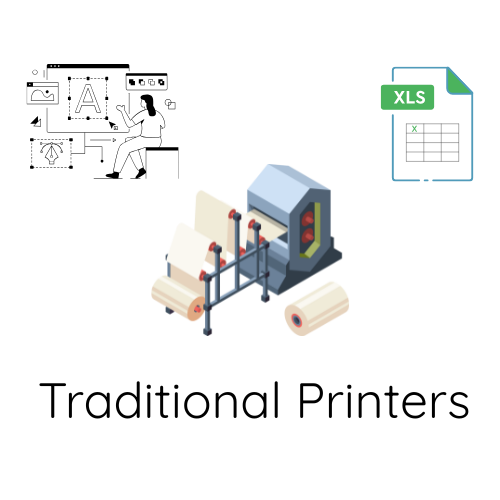 Traditional Printers Files and Excel