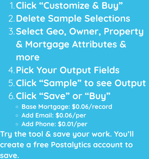 Consumer Mortgage Mailing List